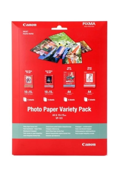 Canon   Vp-101 A4 + 10x15 Paket Fotoğraf Kağıdı