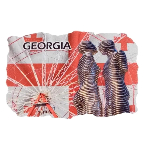 Gürcistan Temalı Fresco Magnet ürün görseli