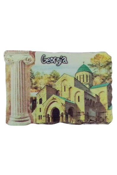Gürcistan Temalı Sütun Magnet - 3