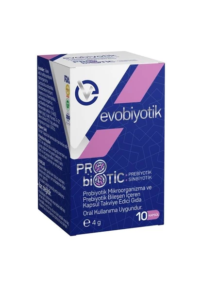 Evobiyotik Probiyotik 10 Kapsül 8683873585045