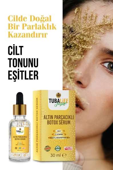 3'lü Kırışıklık Karşıtı Set - Kırışıklık Kremi, Botoks Etkili - 24k Altın Parçacıklı Serum ve Sabun - 3