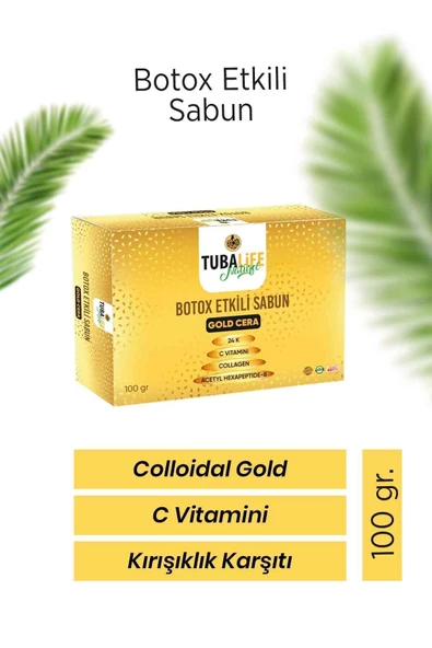 3'lü Kırışıklık Karşıtı Set - Kırışıklık Kremi, Botoks Etkili - 24k Altın Parçacıklı Serum ve Sabun - 7