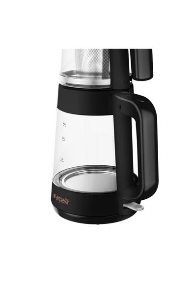 Arçelik Cm 6964 S Resital Siyah 1900 W Cam Demlikli Çay Makinesi - 4