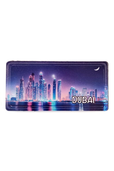 Dubai Temalı Plaka Magnet - Resim 3