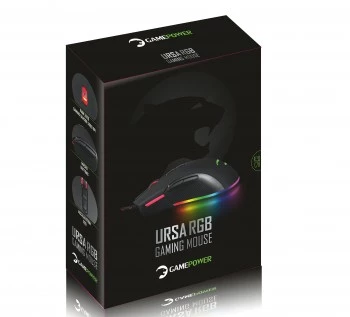 GAMEPOWER URSA RGB 10000 DPI GAMING MOUSE USB SİYAH - 7