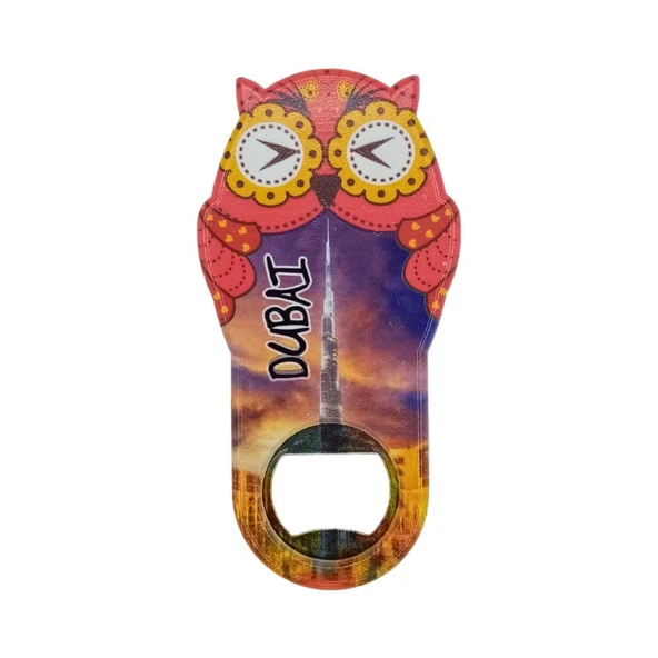 Dubai Temalı Baykuş Magnet Kapak Açacak ürün görseli