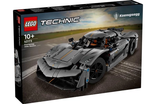 LEGO Technic 42173 Koenigsegg Jesko Absolut Grey Hypercar