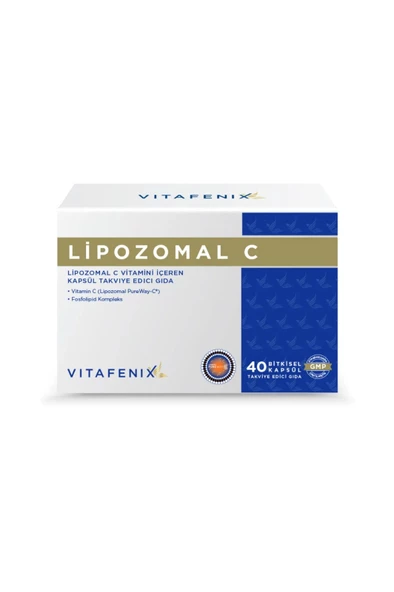 Vitafenix Lipozomal C İçeren Takviye Edici Gıda 40 Kapsül- SKT:06/2027 ürün görseli 1