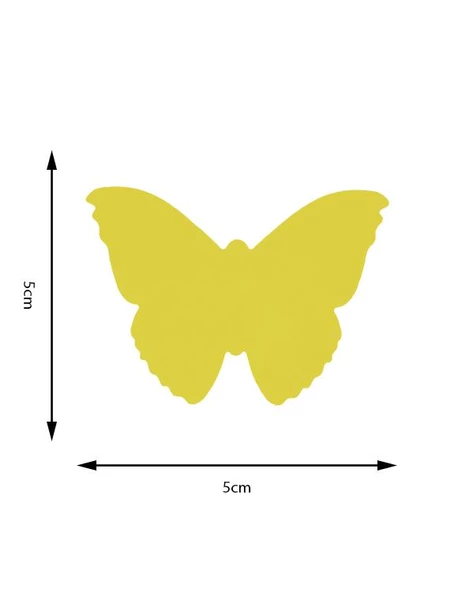Kamei Şekilli Delgeç Kelebek 5 cm KM8820 - 5