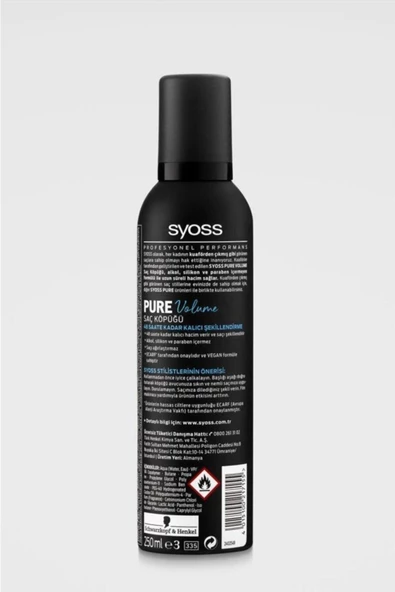 Pure Volume Süper Saç Köpüğü 250ml. _-456 - 3