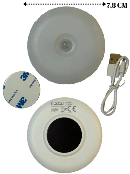Cata CT-5180 4000K (Günışığı) Mıknatıslı Kabin Led Aydınlatma (2 Adet) - 3