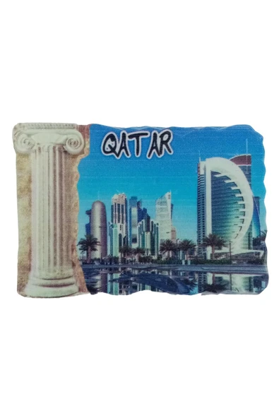 Katar Temalı Sütun Magnet - 3