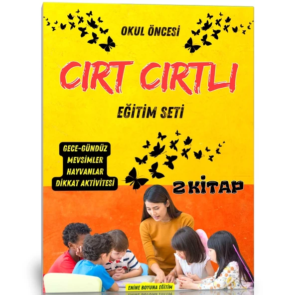 Okul Öncesi Cırt Cırtlı Eğitim Seti (2 Kitap)