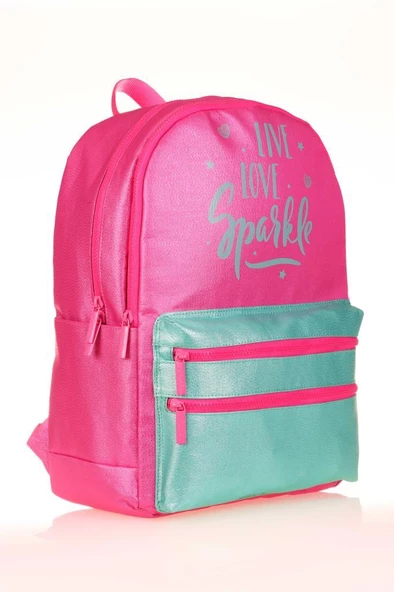 Kaukko Sparkle Sırt Çantası Pink K1720 - 5