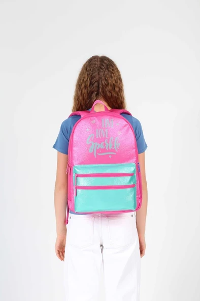 Kaukko Sparkle Sırt Çantası Pink K1720 - 3