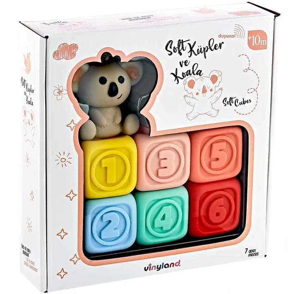 Vinyland Soft Aktivite Küpler Koala 7'li Set 661914