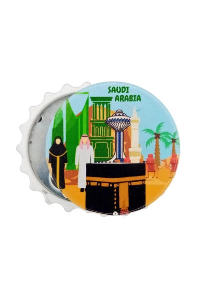 Suudi Arabistan Temalı Magnet Kapak Açacak - Resim 6