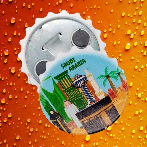 Suudi Arabistan Temalı Magnet Kapak Açacak - Resim 2