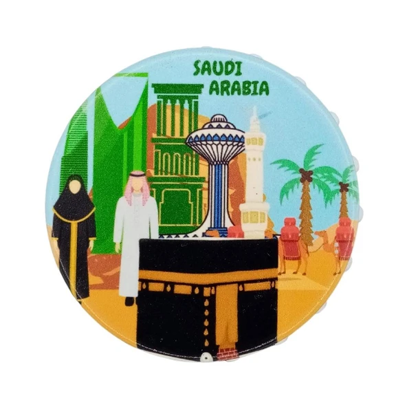 Suudi Arabistan Temalı Magnet Kapak Açacak ürün görseli
