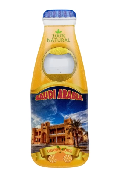 Suudi Arabistan Temalı Magnet Şişe Açacak - Resim 3