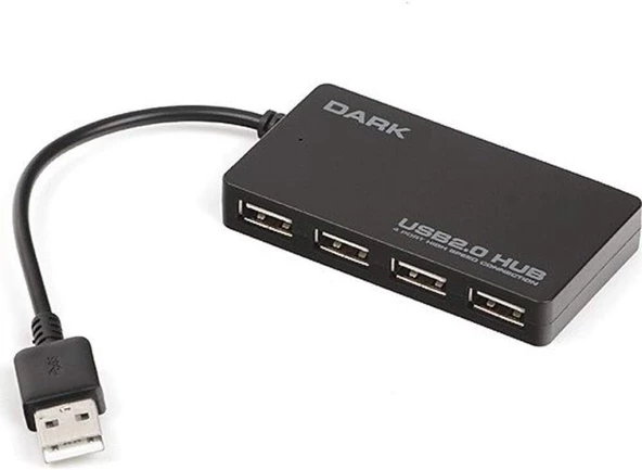 Dark Connect Master 4 Port USB 2.0 HI-SPEED