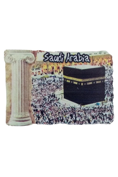 Suudi Arabistan Temalı Sütun Magnet - 3