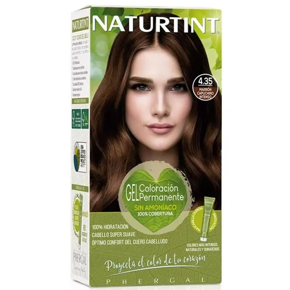 Naturtint 4.35 Yoğun Capuchino Doğal Saç Boyası 170ML