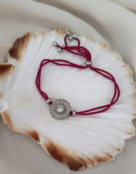 Asansör bileklik Zirkon Kararmaz Çelik Ayarlanabilir Ölçü Moda Bileklik - 2