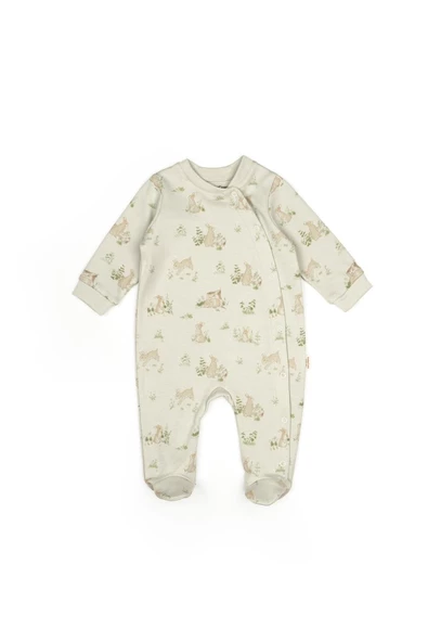 Bebek 2li Çıtçıtlı Tulum %100 Organik Pamuk, Bebek ve Yenidoğan Serisi - CSY5820 - 3