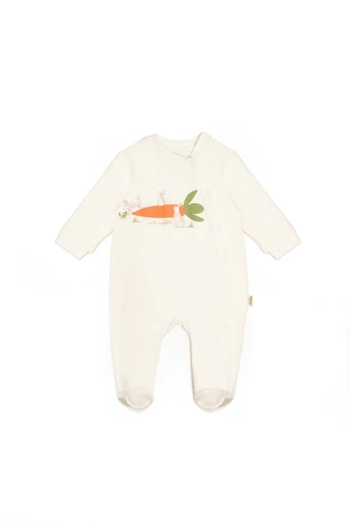 Bebek 2li Çıtçıtlı Tulum %100 Organik Pamuk, Bebek ve Yenidoğan Serisi - CSY5820 - 5