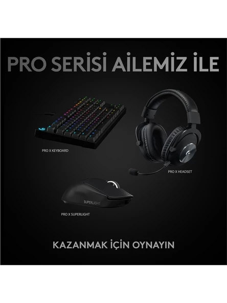 Logitech G PRO X Superlight 910-005881 Siyah Lightspeed Hero Şarjlı Optik Kablosuz Oyuncu Mouse - 9