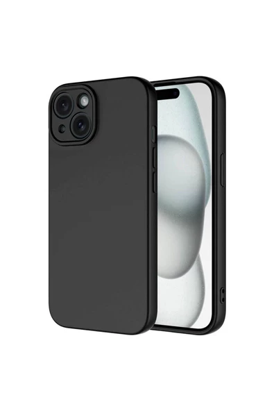 İphone 15 İle Uyumlu İçi Kadife Yumuşak Silikon Lansman Kılıf - 4