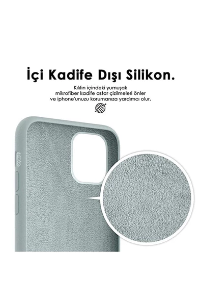 İphone 15 İle Uyumlu İçi Kadife Yumuşak Silikon Lansman Kılıf - 5