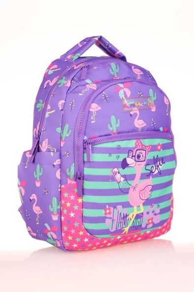 Kaukko Kids Sırt Çantası Paterned Flamingo L5148 - Resim 5