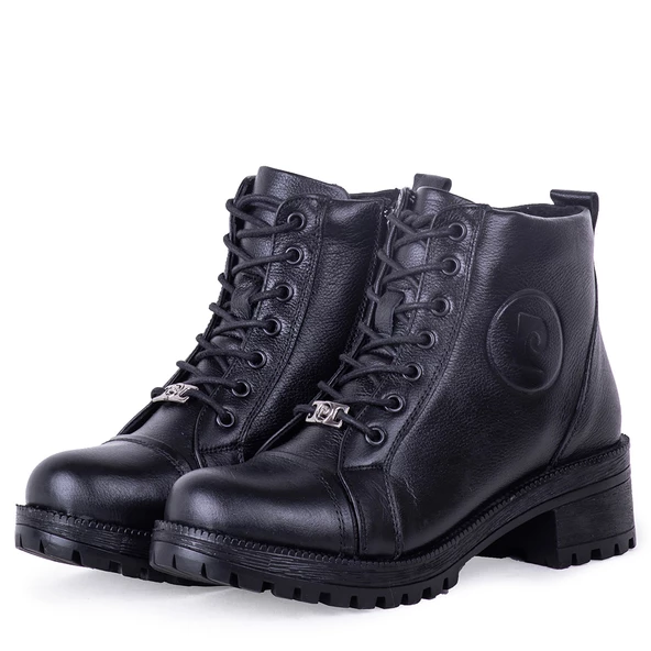 Pierre Cardin 54062 Kadın Hakiki Deri Fermuarlı Bağcıklı Bot - 2