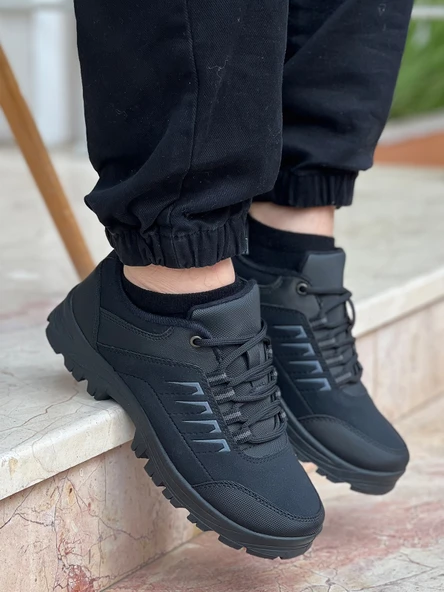 Ghattix Su Kar Kışlık Fermuarlı Erkek Bot İçi Tüylü Bot - Resim 10