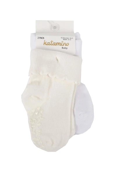 Katamino K44075 Besgi 2'li Abs'li Kız Bebek Soket  Çorap - 8