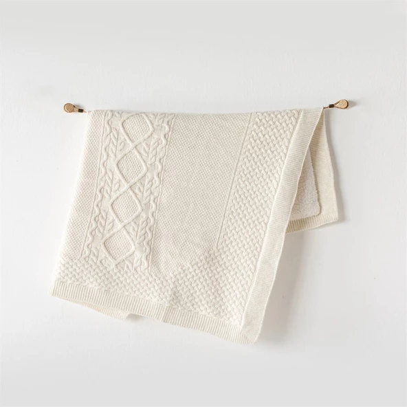 Andywawa AC23471 Bebek Triko Battaniye Knitted Blanket 95X85