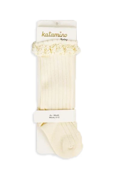 Katamino Kız Bebek Dizaltı Çorap - 11