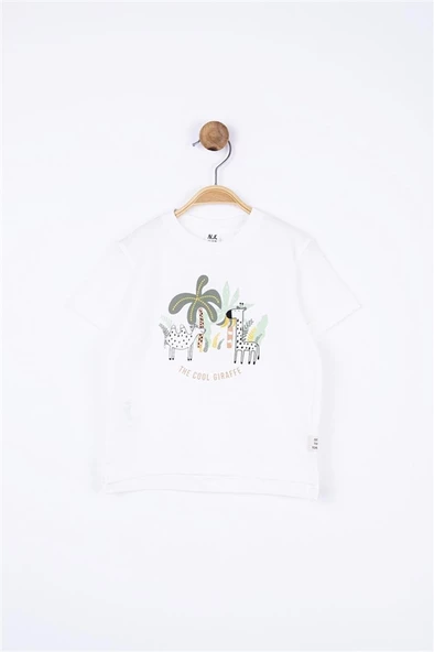 Erkek Bebek Bisiklet Yaka Tshirt ürün görseli 1