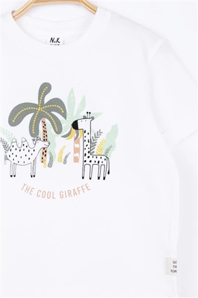 Erkek Bebek Bisiklet Yaka Tshirt - Resim 4