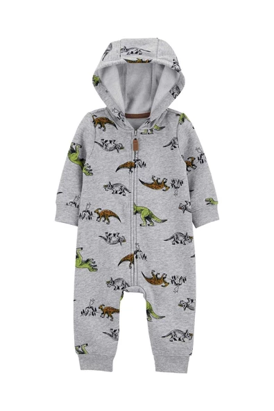 Erkek Bebek Kapüşonlu Tulum - Resim 11