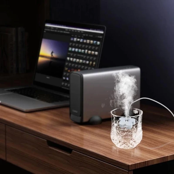 Taşınabilir USB Şarjlı Mini Hava Nemlendirici Her Yerde Taze ve Nemli Hava - 2