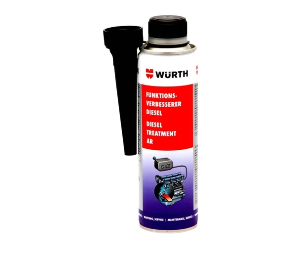 Würth Dizel Yakıt Sistemi ve Enjektör Temizleyici 300 Ml