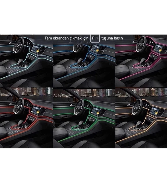 Torpido Ledi Ip Led Neon Şerit 5 Metre - Resim 3