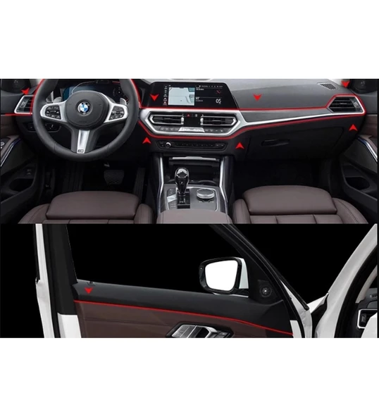 Torpido Ledi Ip Led Neon Şerit 5 Metre - Resim 2