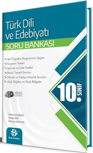 10. Sınıf Türk Dili ve Edebiyatı Soru Bankası Bilgi Sarmal Yayınları