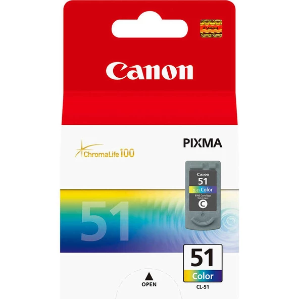 Canon Cl-51/0618b001 Renkli Orijinal Kartuş