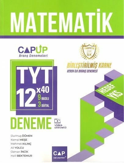 Çap Yayınları TYT Matematik 12 x 40 Up Deneme