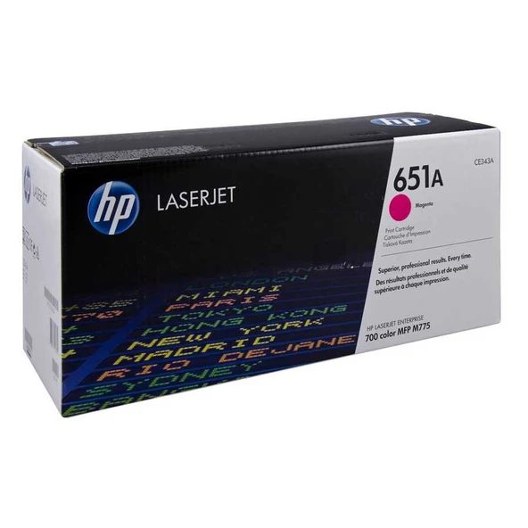 Hp 651a-ce343a Kırmızı Orijinal Toner